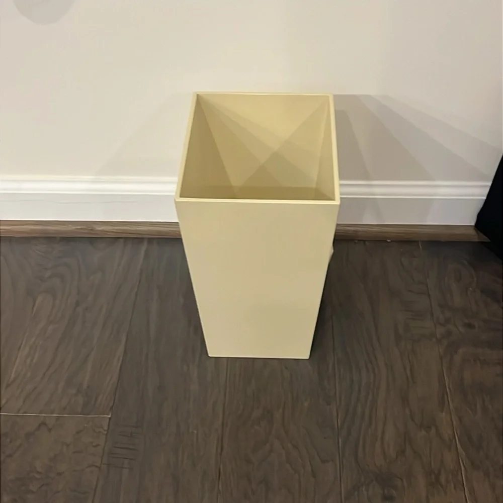 Texas State Flag Wastebasket Trash Can wooden